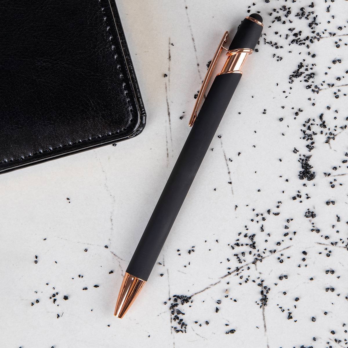 Подарочный набор (ручка, флешка и пауэрбанк) в футляре с вашей гравировкой