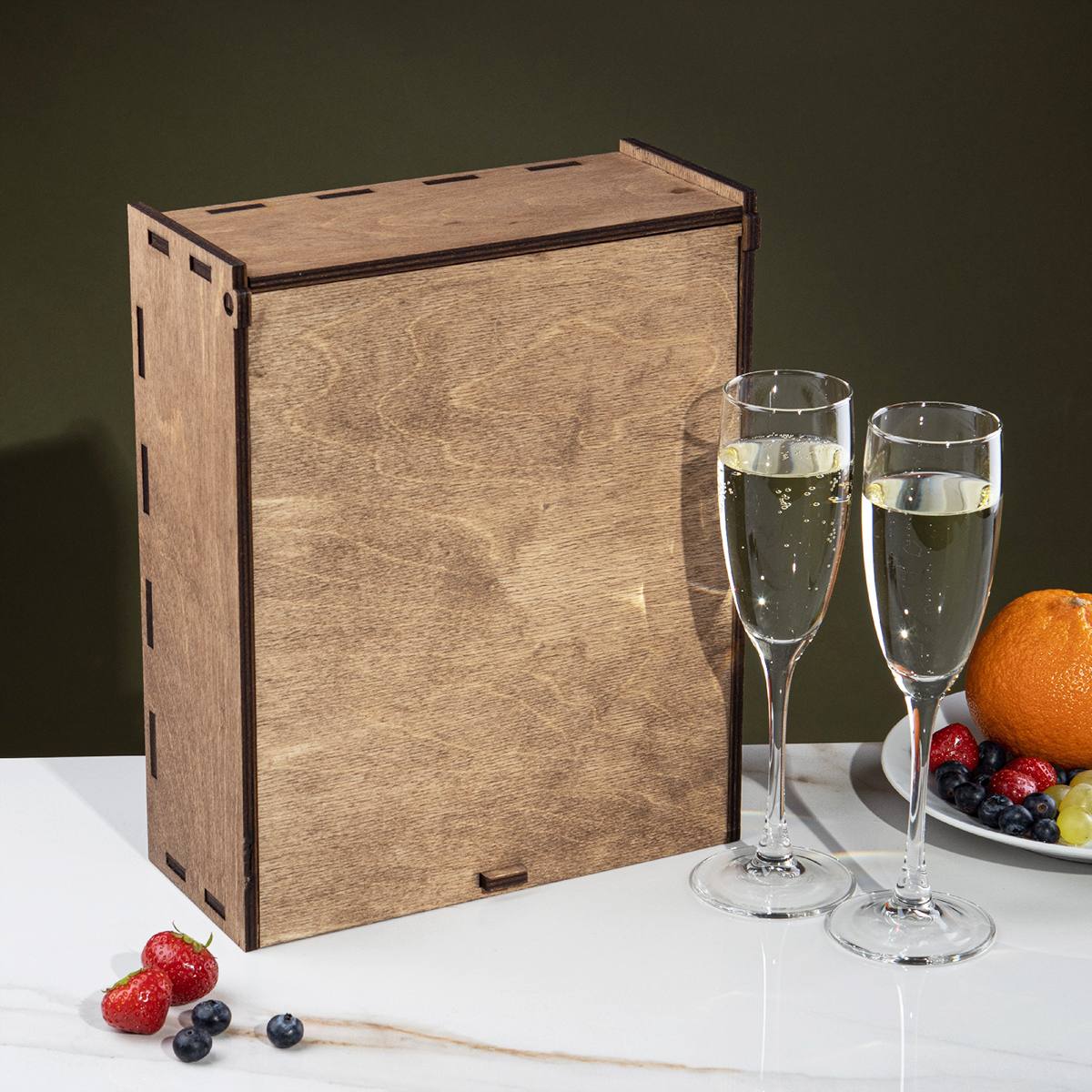 Набор фужеров Оловянная свадьба 10 лет