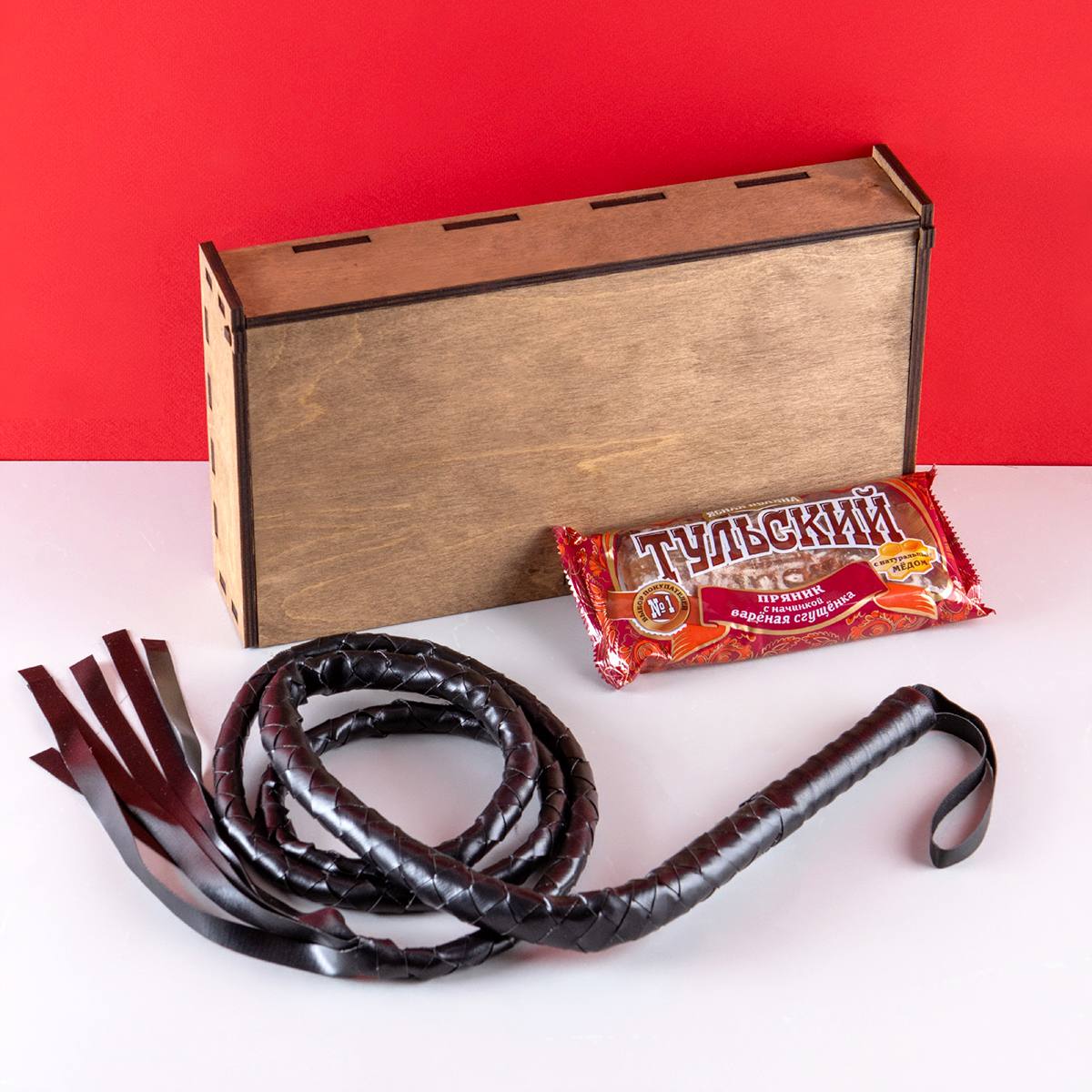 Подарочный набор Кнут и пряник с гравировкой