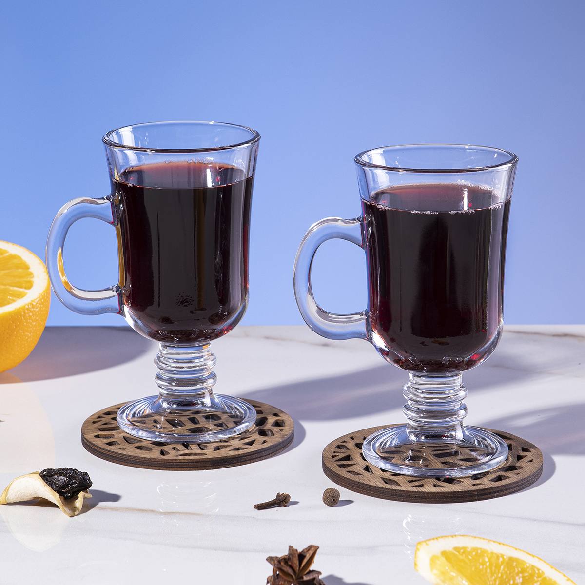 Именной набор для глинтвейна в подарочном футляре Год Лошади