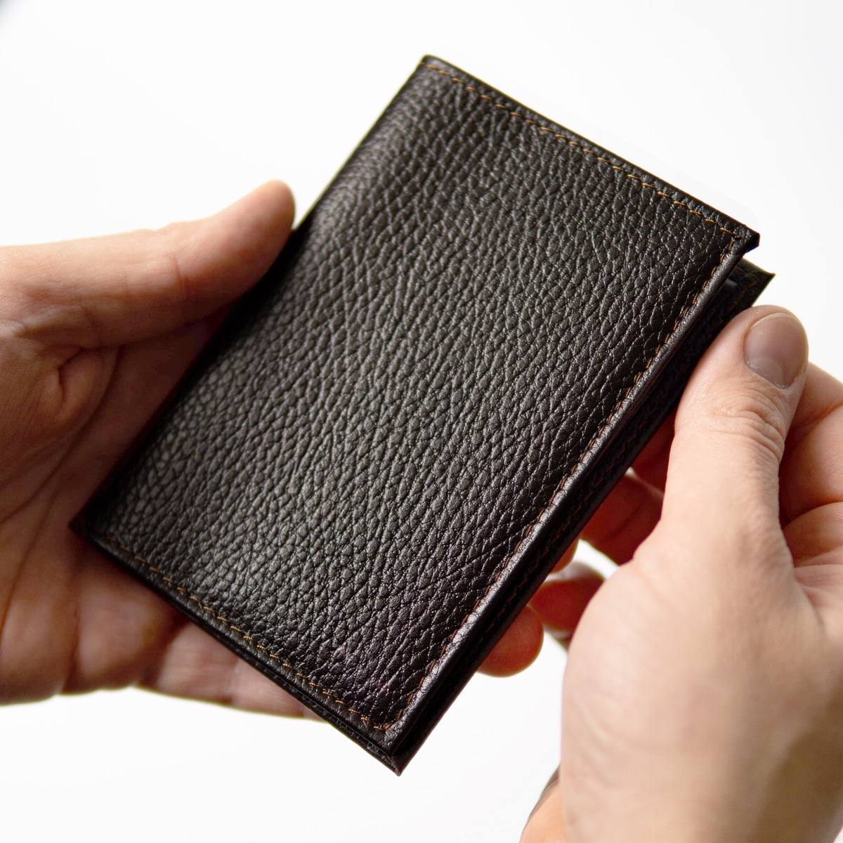 Обложка для паспорта Гербовая кожа