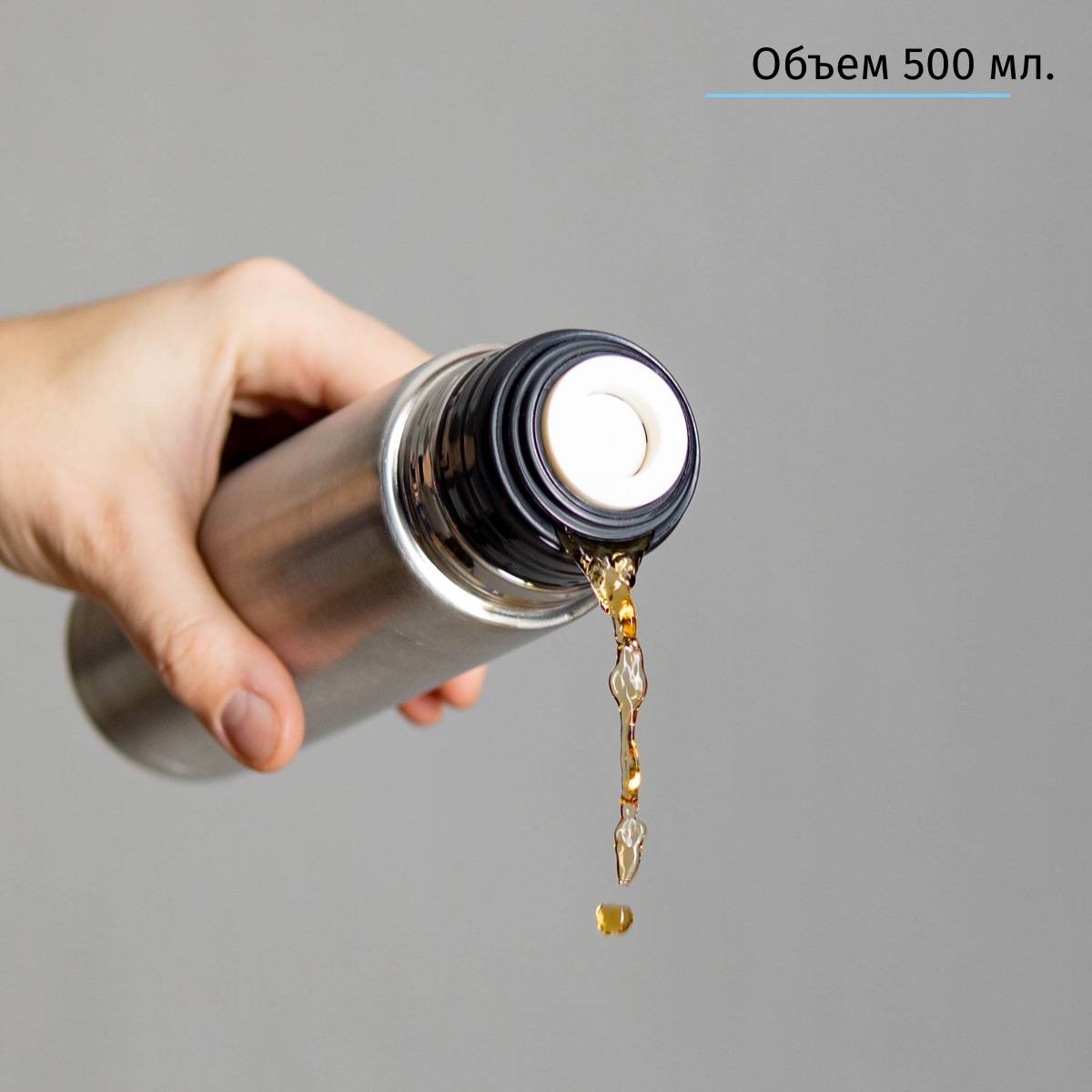 Термос С Новым Годом серебристый