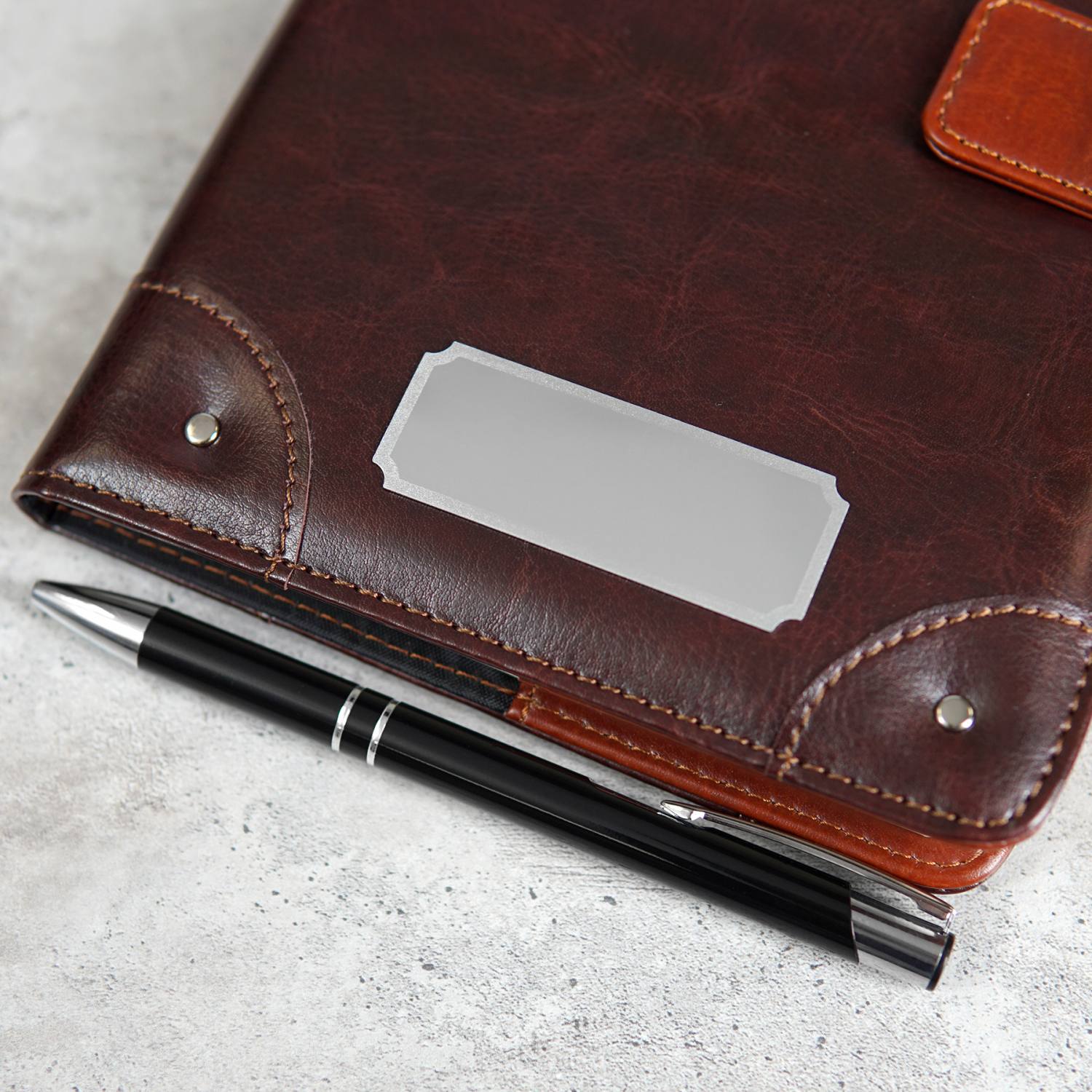 Ежедневник Касабланка с ручкой и гравировкой