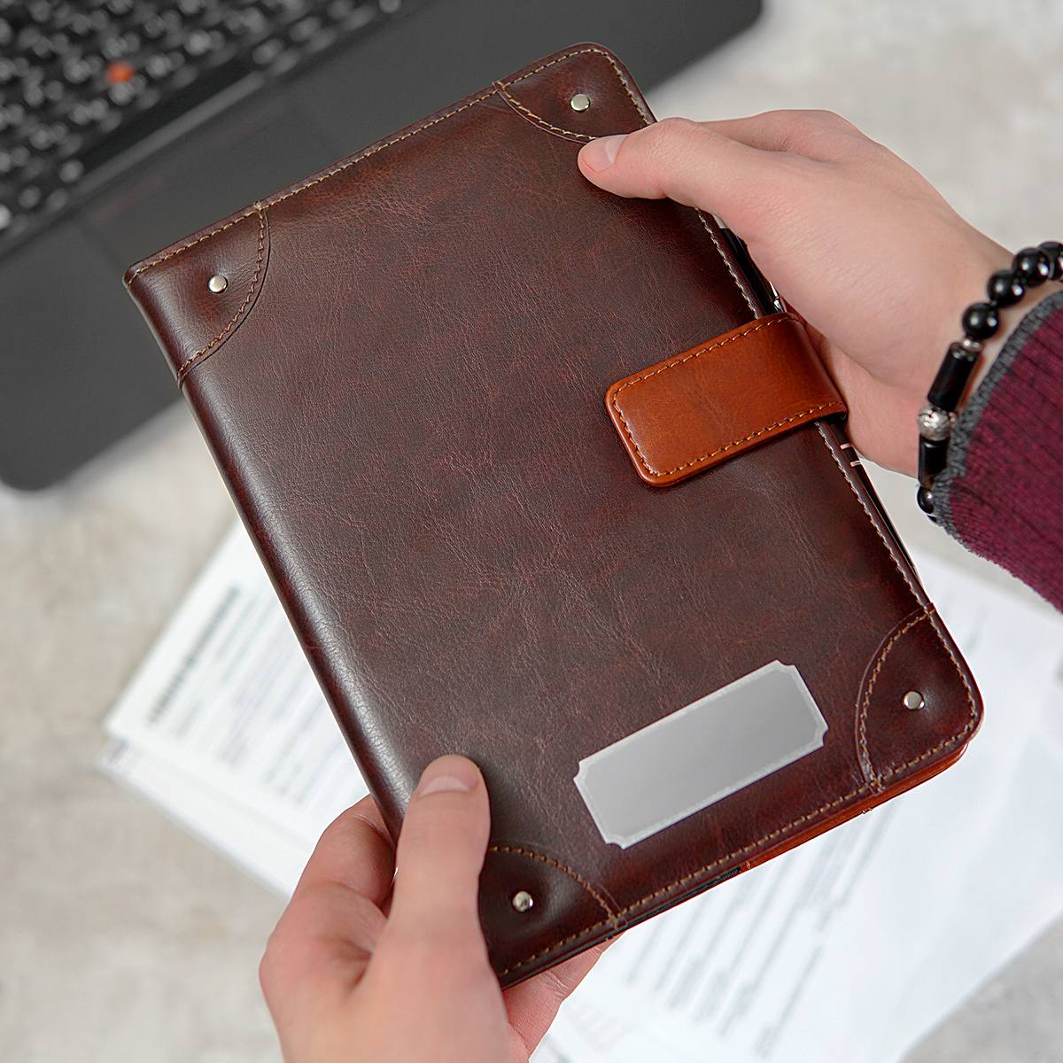 Ежедневник Касабланка с ручкой и гравировкой