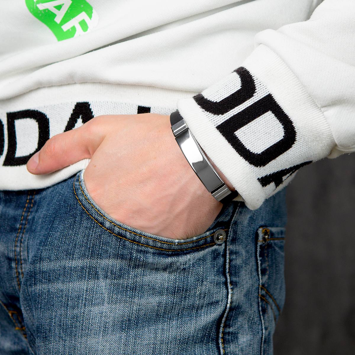 Силиконовые браслеты Вместе навсегда в подарочном футляре