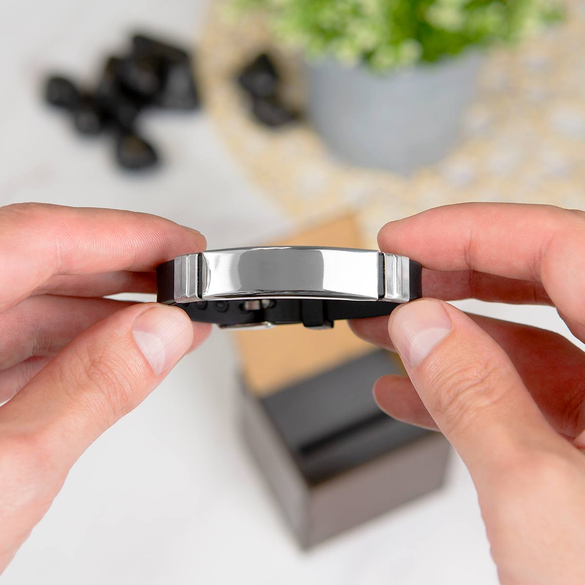 Силиконовые браслеты Вместе навсегда в подарочном футляре