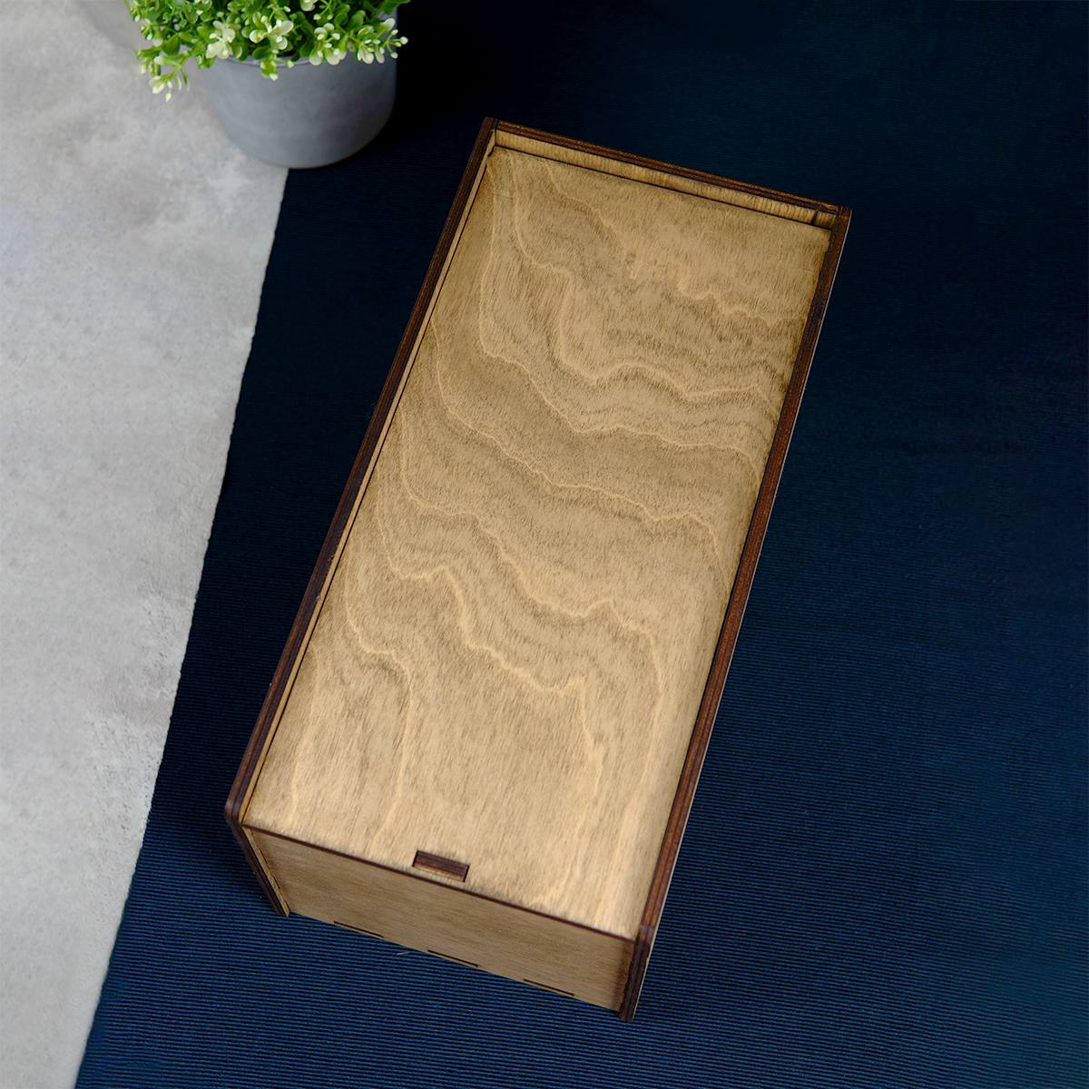 Именной хрустальный штоф в футляре