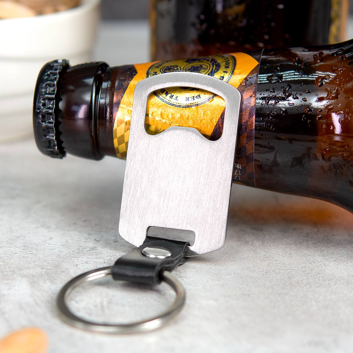 Именной брелок-открывашка ДЕГУСТАТОР