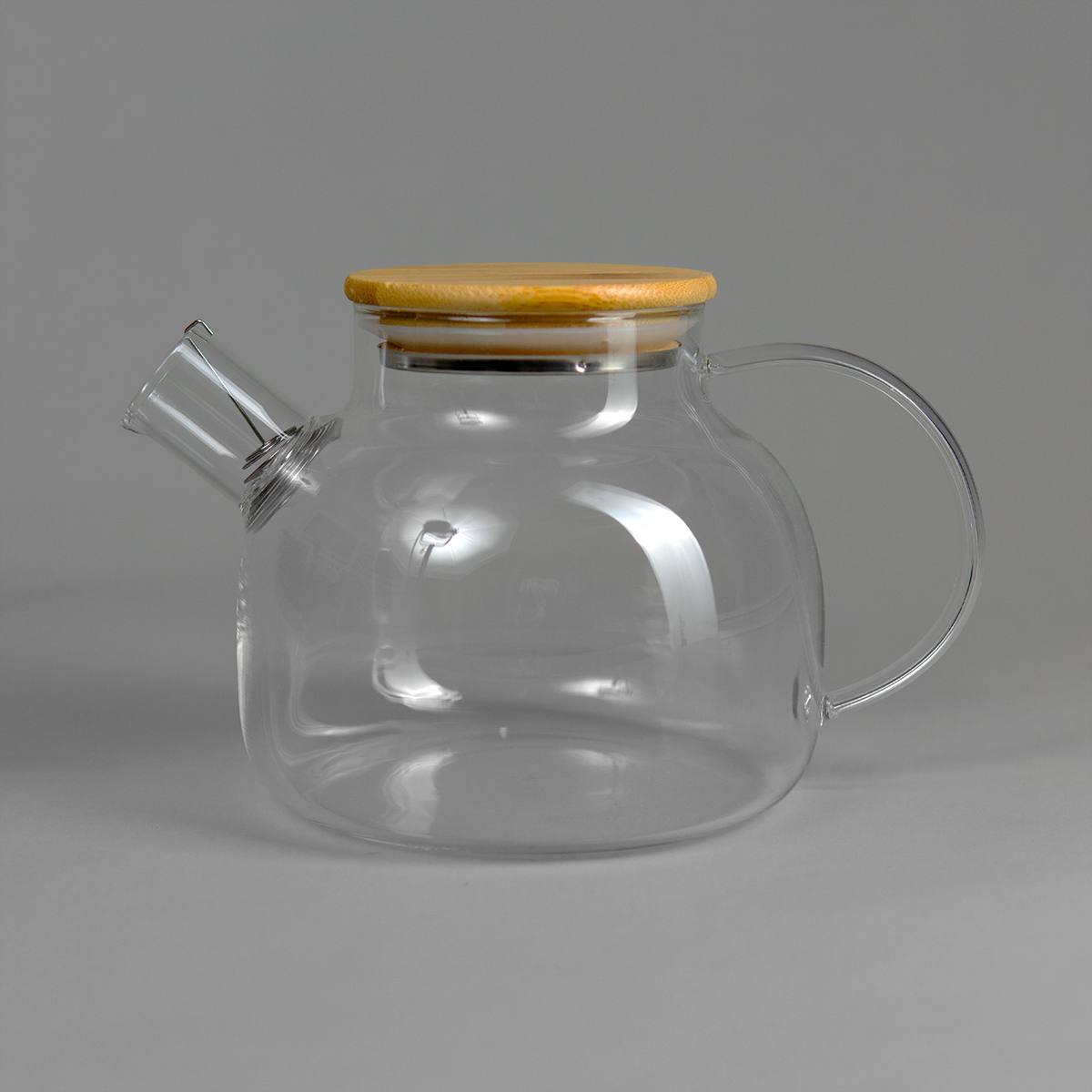 Именной стеклянный чайник