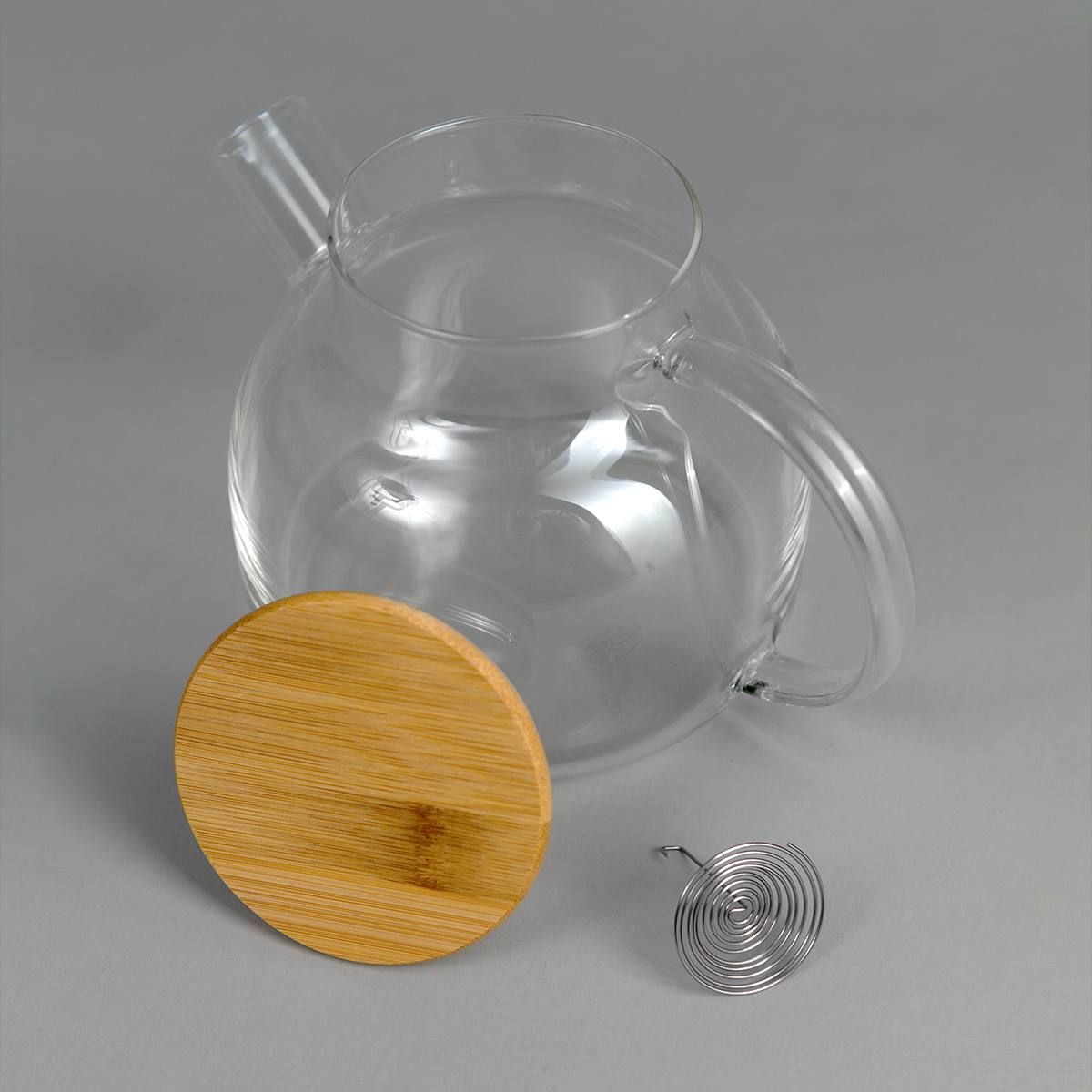 Именной стеклянный чайник