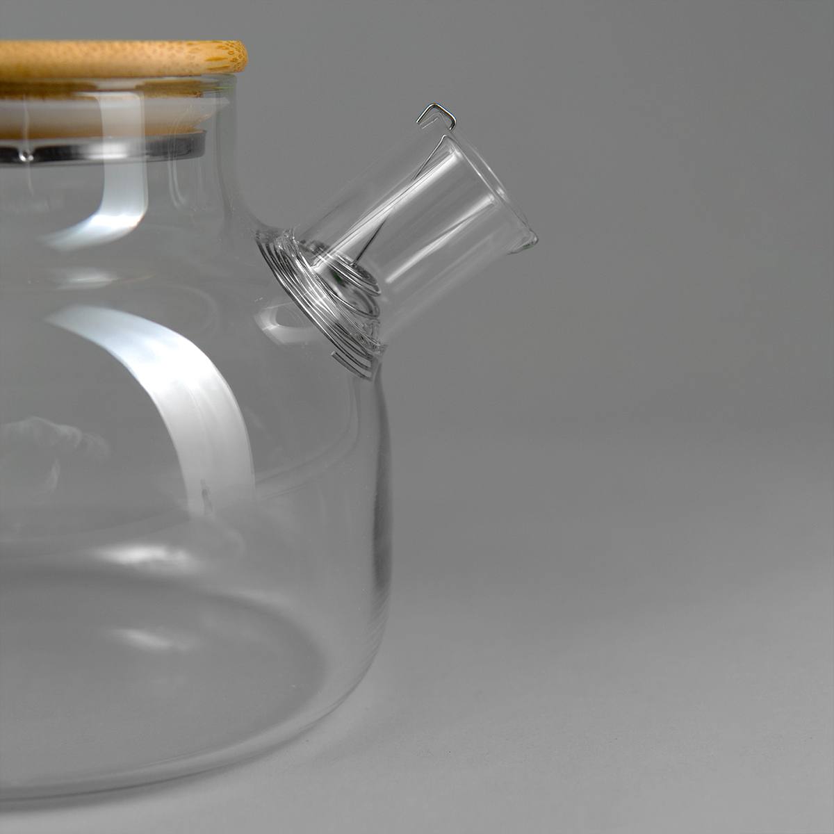 Именной стеклянный чайник