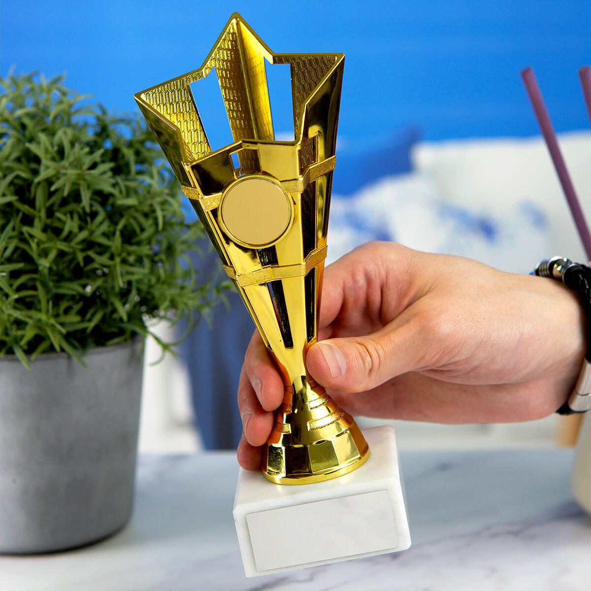 Именной мини кубок Виктория За взятие ЮБИЛЕЯ