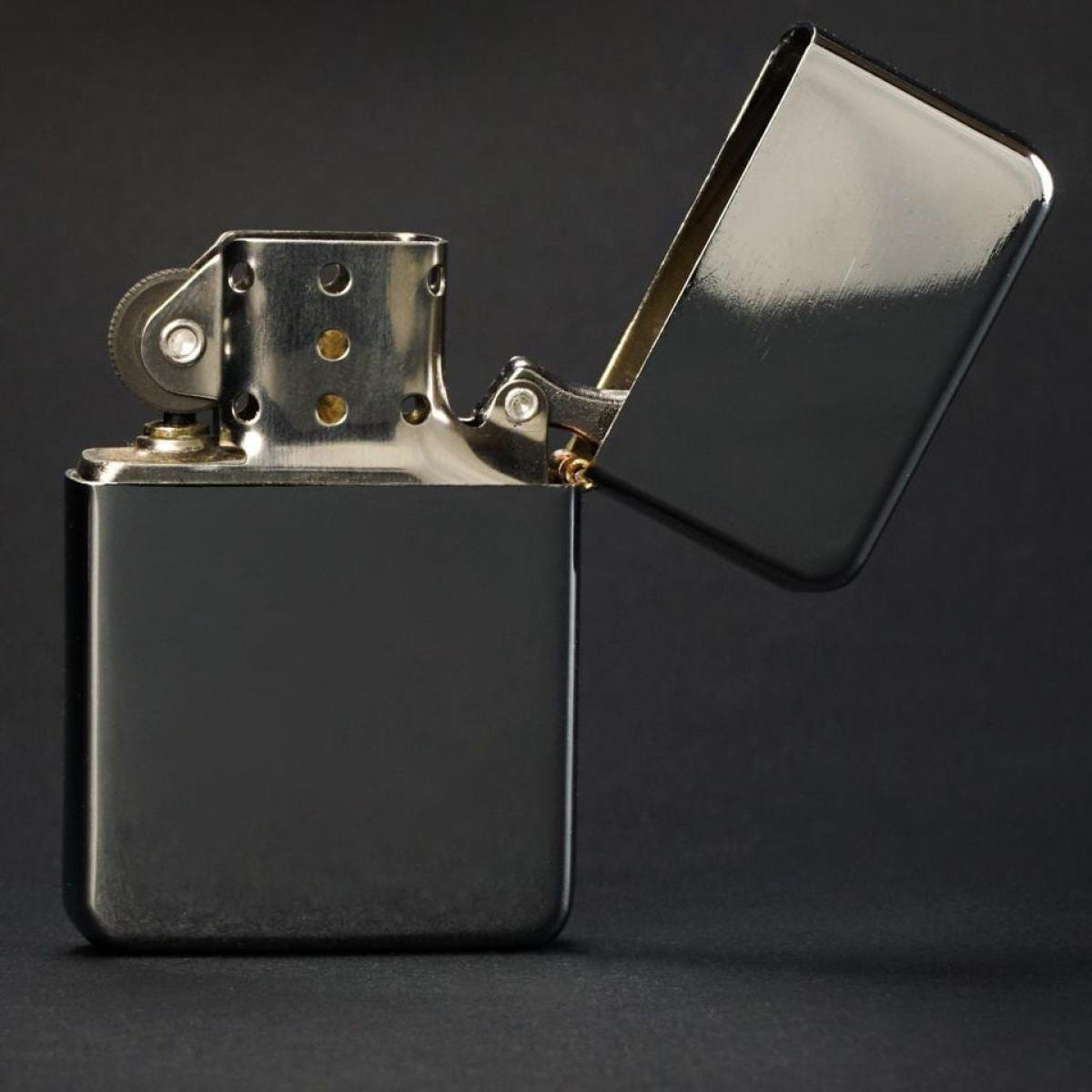 Зажигалка Silver с гравировкой