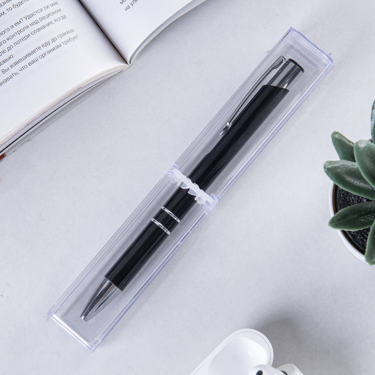 Ручка с гравировкой имени Лидер (с футляром)