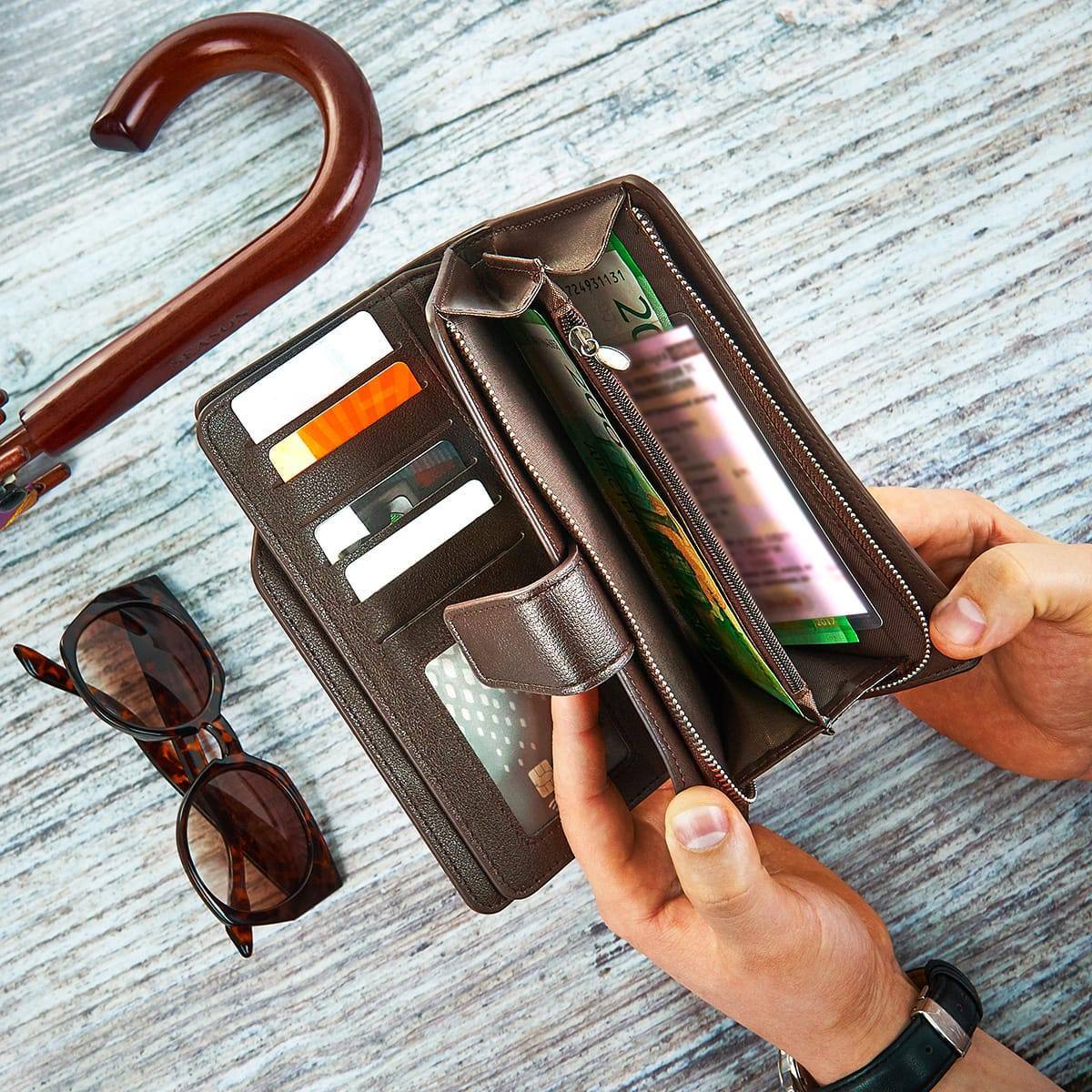 Именной портмоне-клатч Эксклюзив