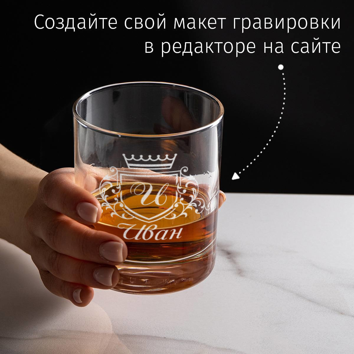 Бокал для виски в футляре Короли рождаются в августе