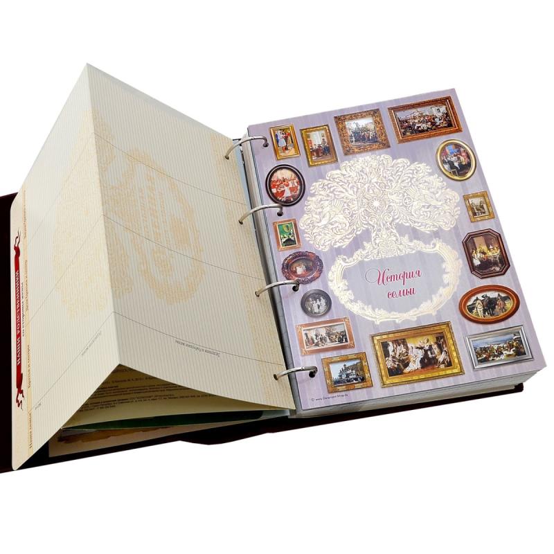 Большая семейная книга-альбом (классическая)